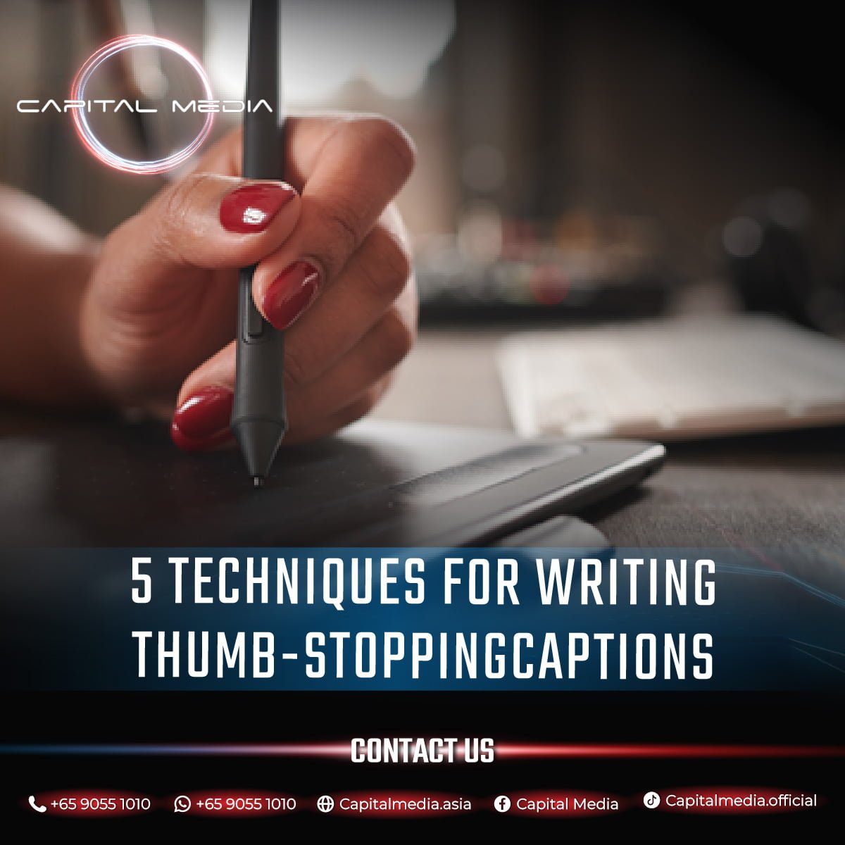 5 Techniques for Writing Thumb-Stopping Captions